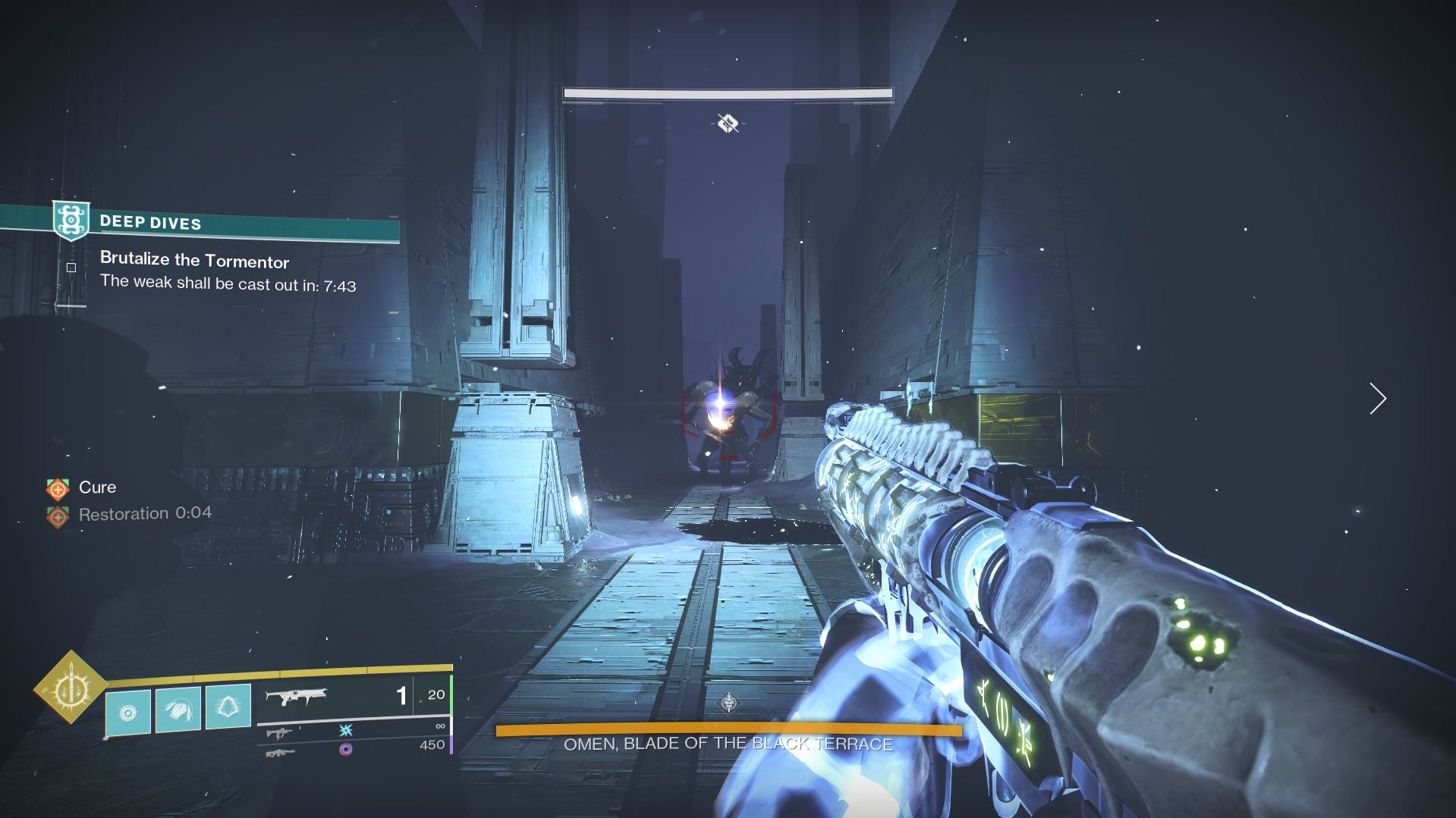 Destiny 2 Wicked Implement Exotic Mission Omen, Blade of the Black Terrace