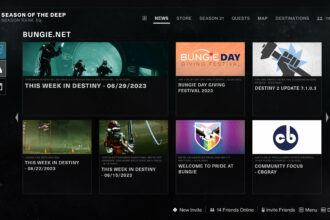 Destiny 2 In-game Mailbox System Mockup