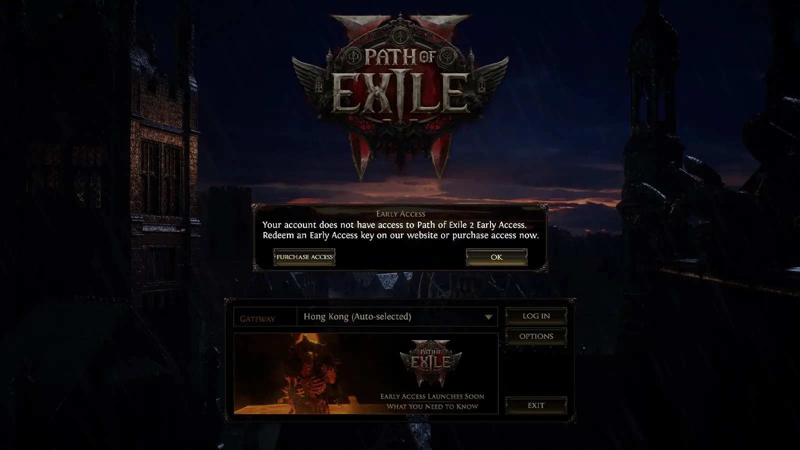 Path of Exile 2 Early Access Error: How to Fix "Your Account Does Not Have Access" Issue
