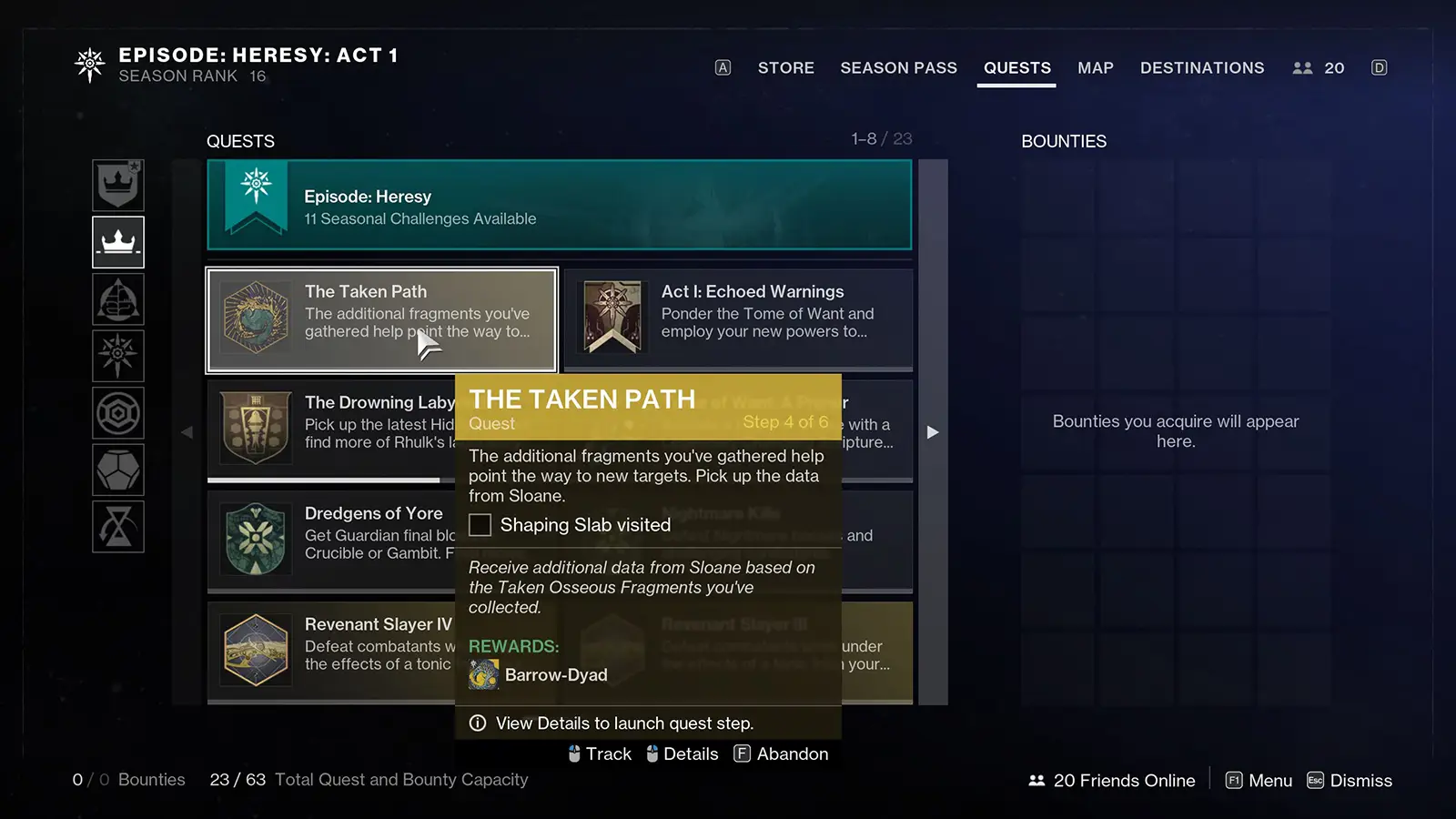 Destiny 2 The Taken Path Quest: How To Get Barrow-Dyad Exotic Submachine Gun - Complete Guide