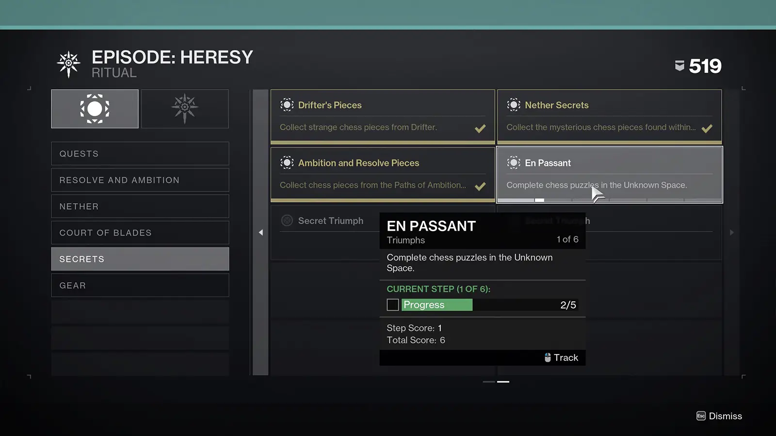 Destiny 2 "En Passant" Triumph: How To Complete Chess Puzzle - All Solutions