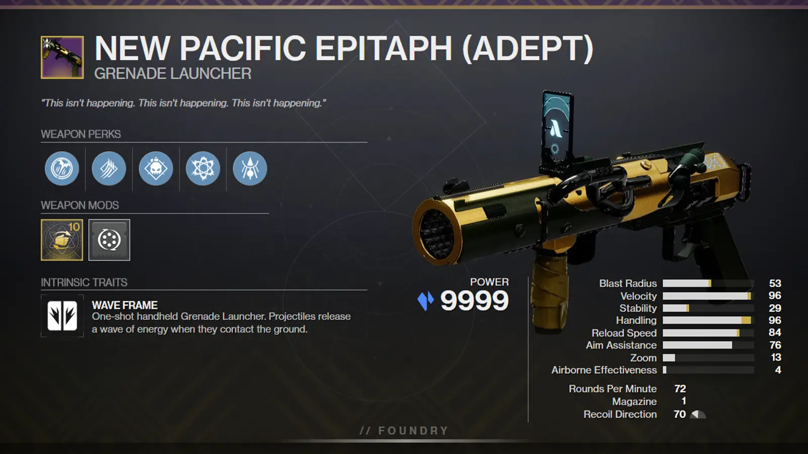 Destiny 2 New Pacific Epitaph PvP & PvE God Rolls – Rite of the Nine