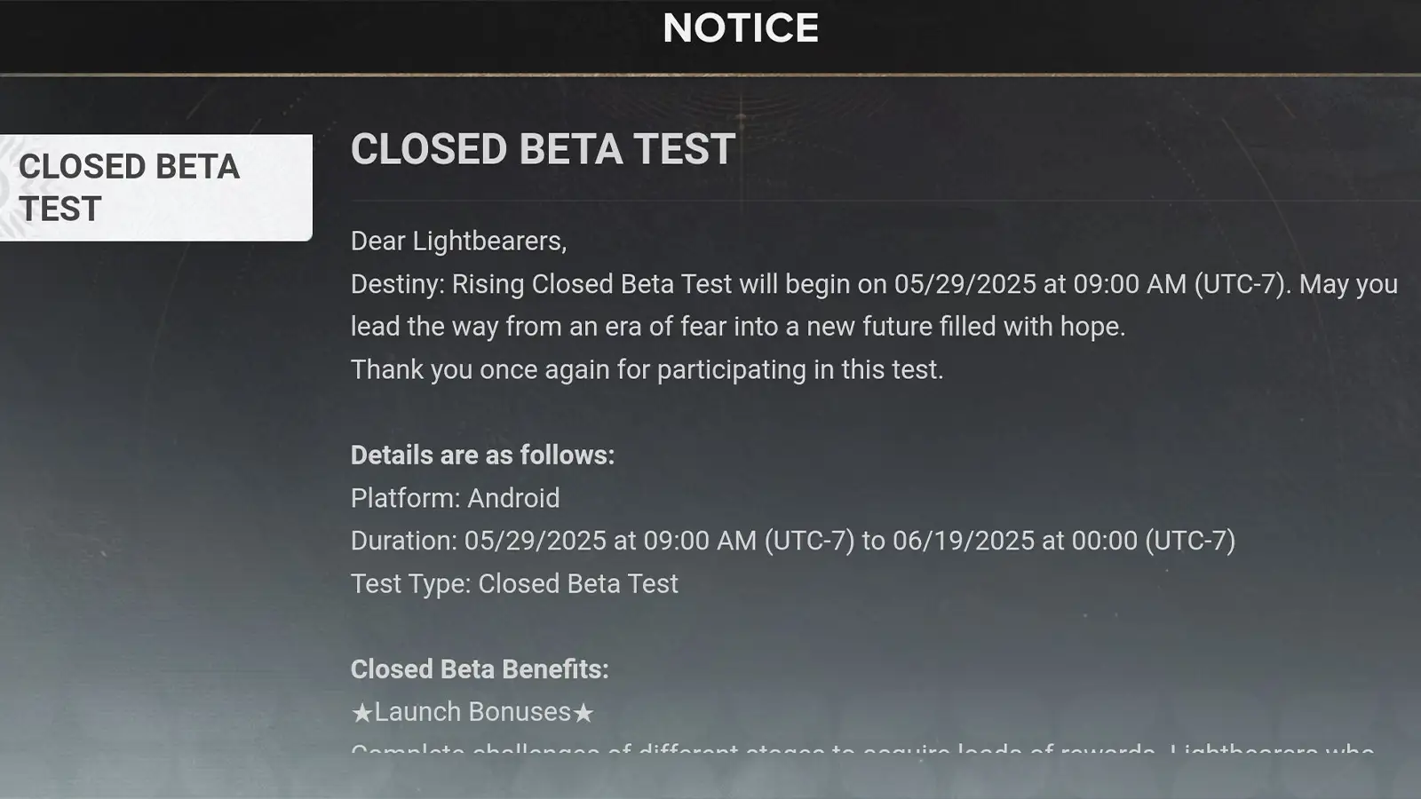How To Sign Up For Destiny Rising Closed Beta Test: Start Date, End Date And Time Detailed