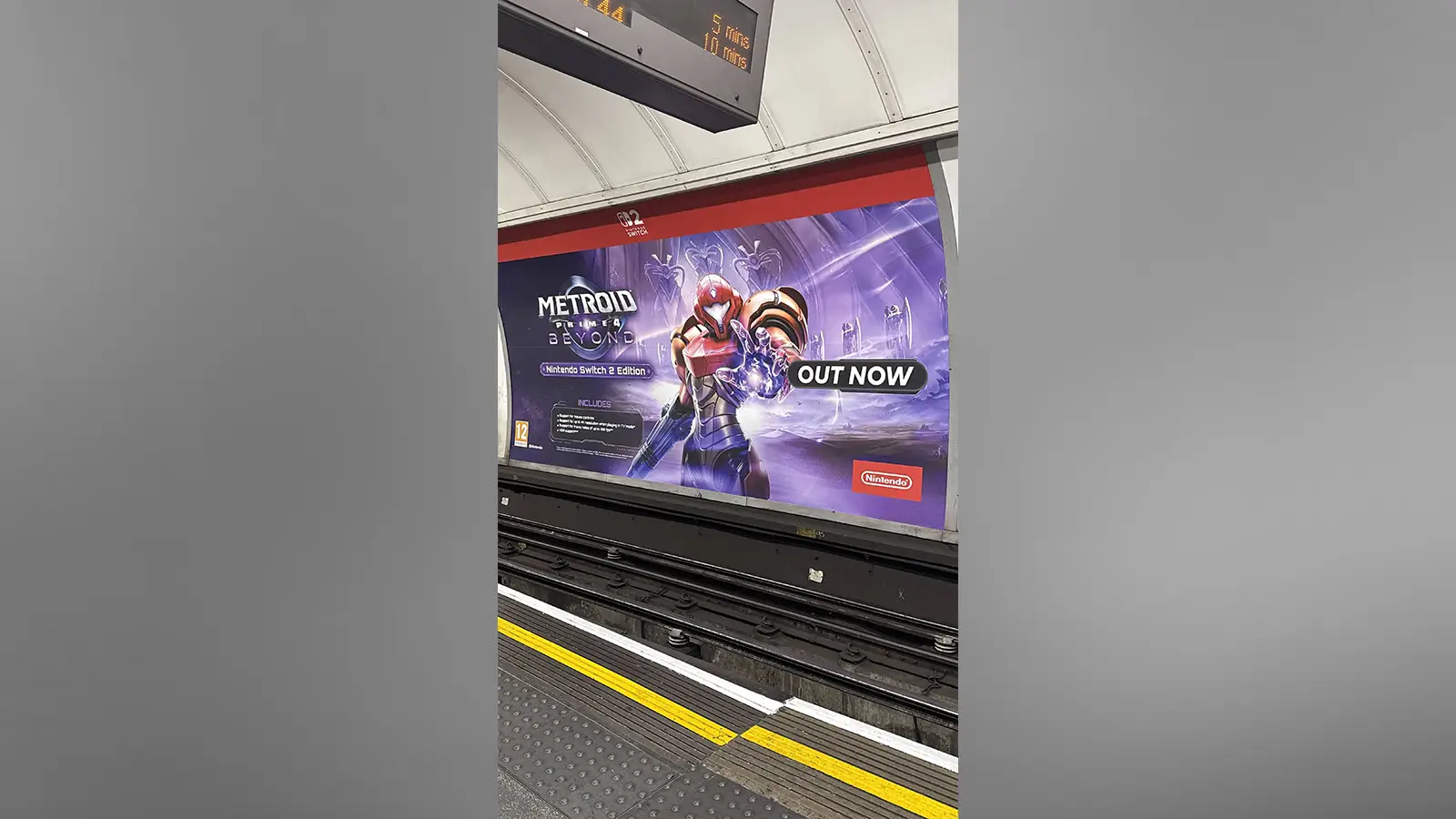 Metroid Prime 4: Beyond Ad Spotted in London Claims It’s "Out Now," But It’s Not