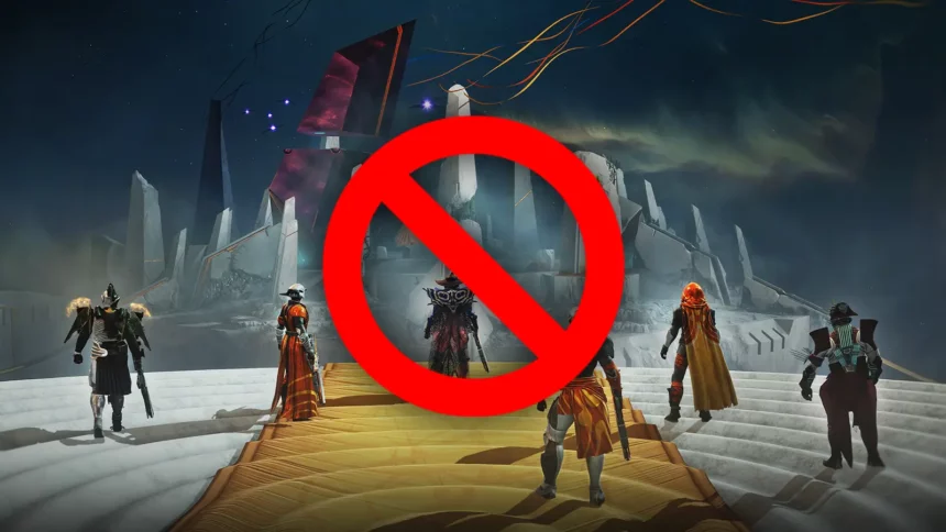 All Disabled Items for Destiny 2 Desert Perpetual Raid Race