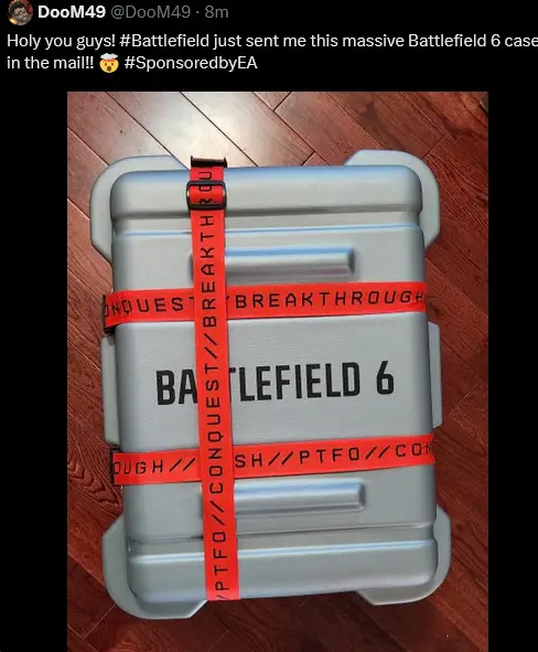 Battlefield 6 Confirmed: Official Name Leaks as Influencer Accidentally Shares Promo Case, Reveal Soon