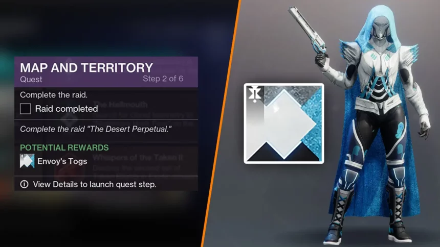 Destiny 2 Desert Perpetual Map and Territory Quest: All 12 Anchor Locations & How to Get Envoy’s Togs Shader - Complete Guide