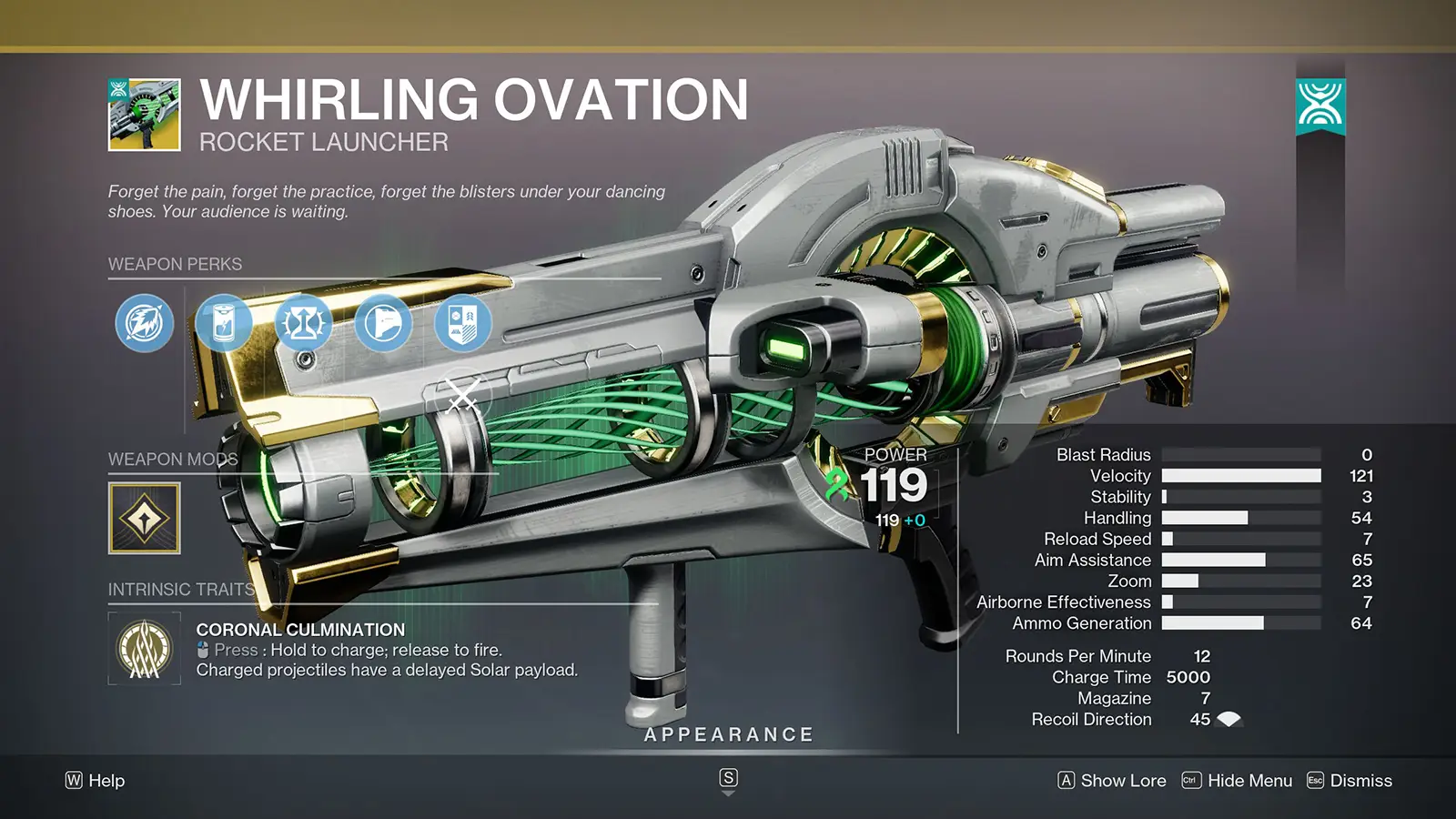 Destiny 2: How To Get Whirling Ovation Exotic Rocket Launcher, Perks, Exotic Catalyst – Complete Guide