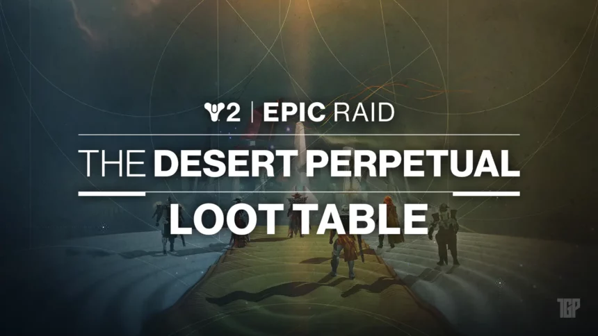 Destiny 2 Desert Perpetual Epic Raid Loot Table: All Weapons and Armor