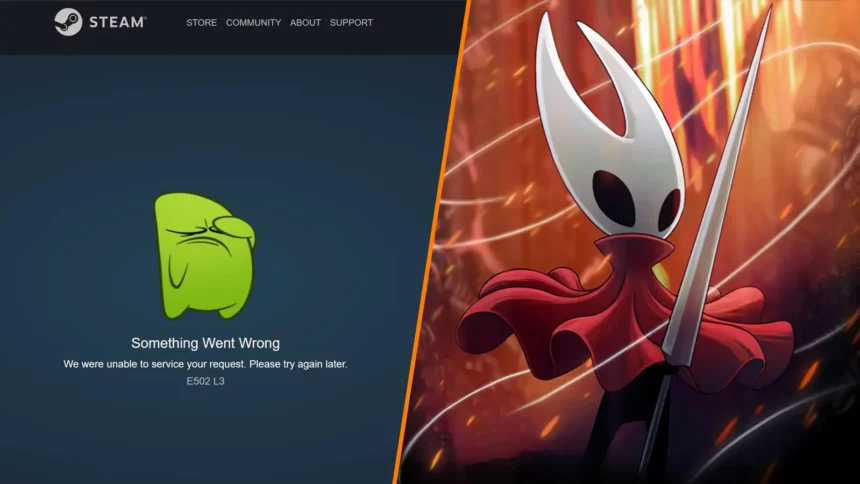Steam Down: Hollow Knight Silksong's Global Launch Crashes Store With "Something Went Wrong" E502 Errors