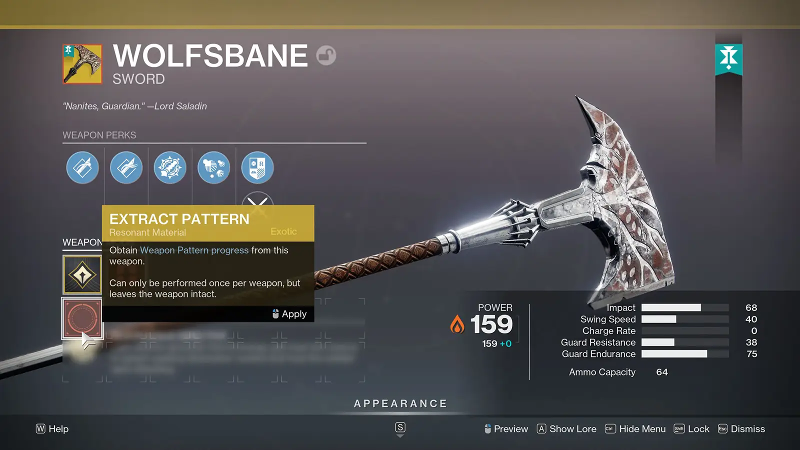 How to Get Wolfsbane in Destiny 2, New Exotic Axe from Heliostat Mission