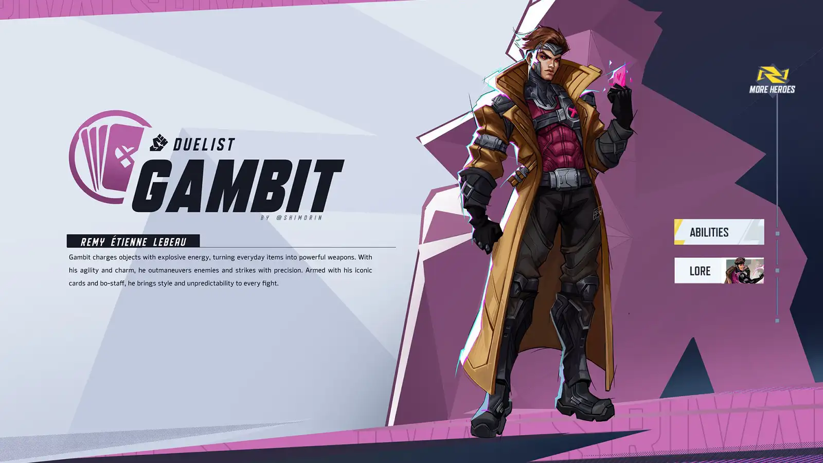 marvel rivals gambit